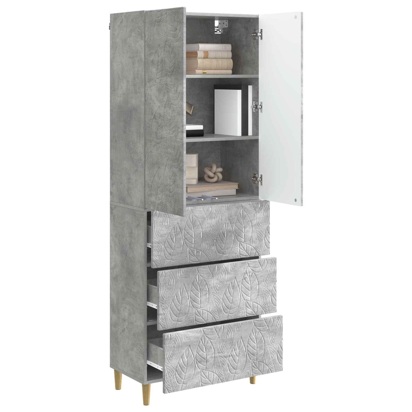 vidaXL Cabinet Set 2 pcs 66 x 34.5 x 90 cm Engineered Wood
