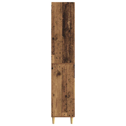 vidaXL Cabinet Set 2 pcs 66 x 34.5 x 90 cm Engineered Wood Old Wood