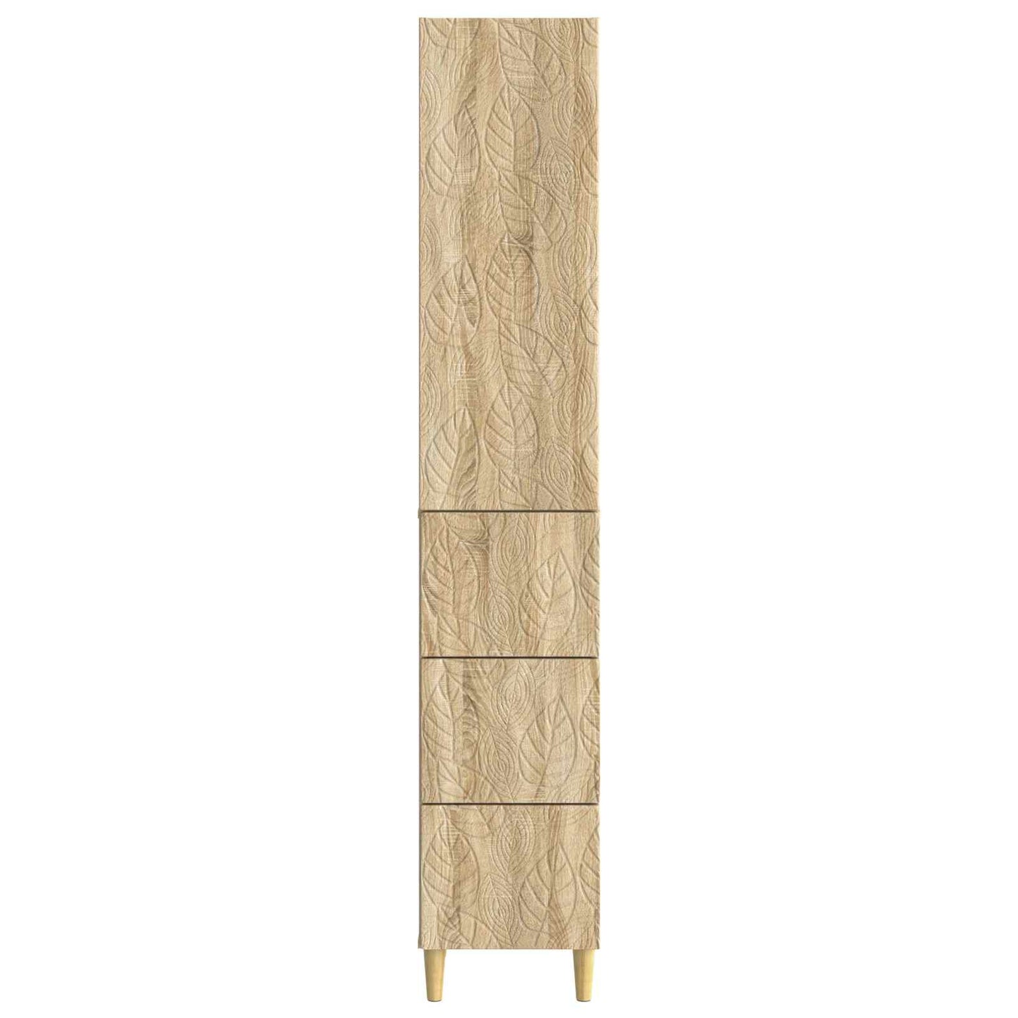 vidaXL Cabinet Set 2 pcs 33 x 34.5 x 90 cm Engineered Wood Sonoma Oak