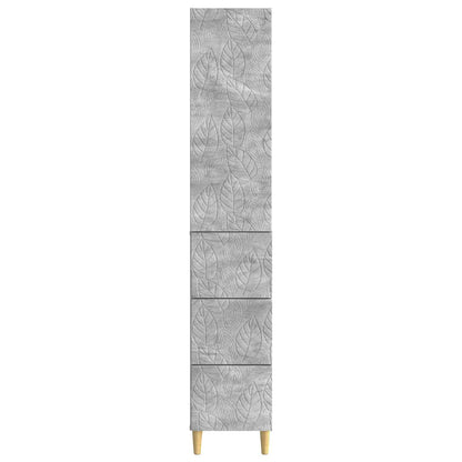 vidaXL Cabinet Set 2 pcs 33 x 34.5 x 90 cm Engineered Wood