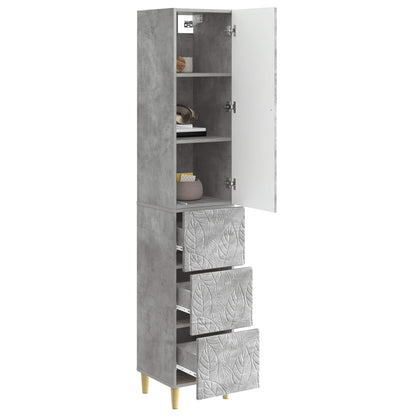 vidaXL Cabinet Set 2 pcs 33 x 34.5 x 90 cm Engineered Wood