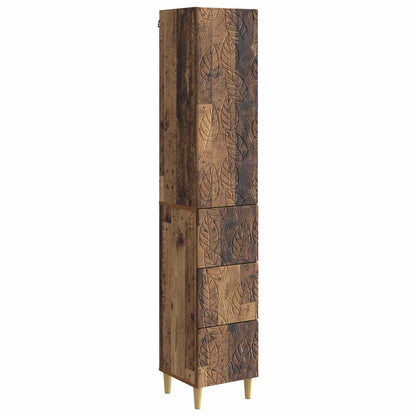 vidaXL Cabinet Set 2 pcs 33 x 34.5 x 90 cm Engineered Wood Old Wood