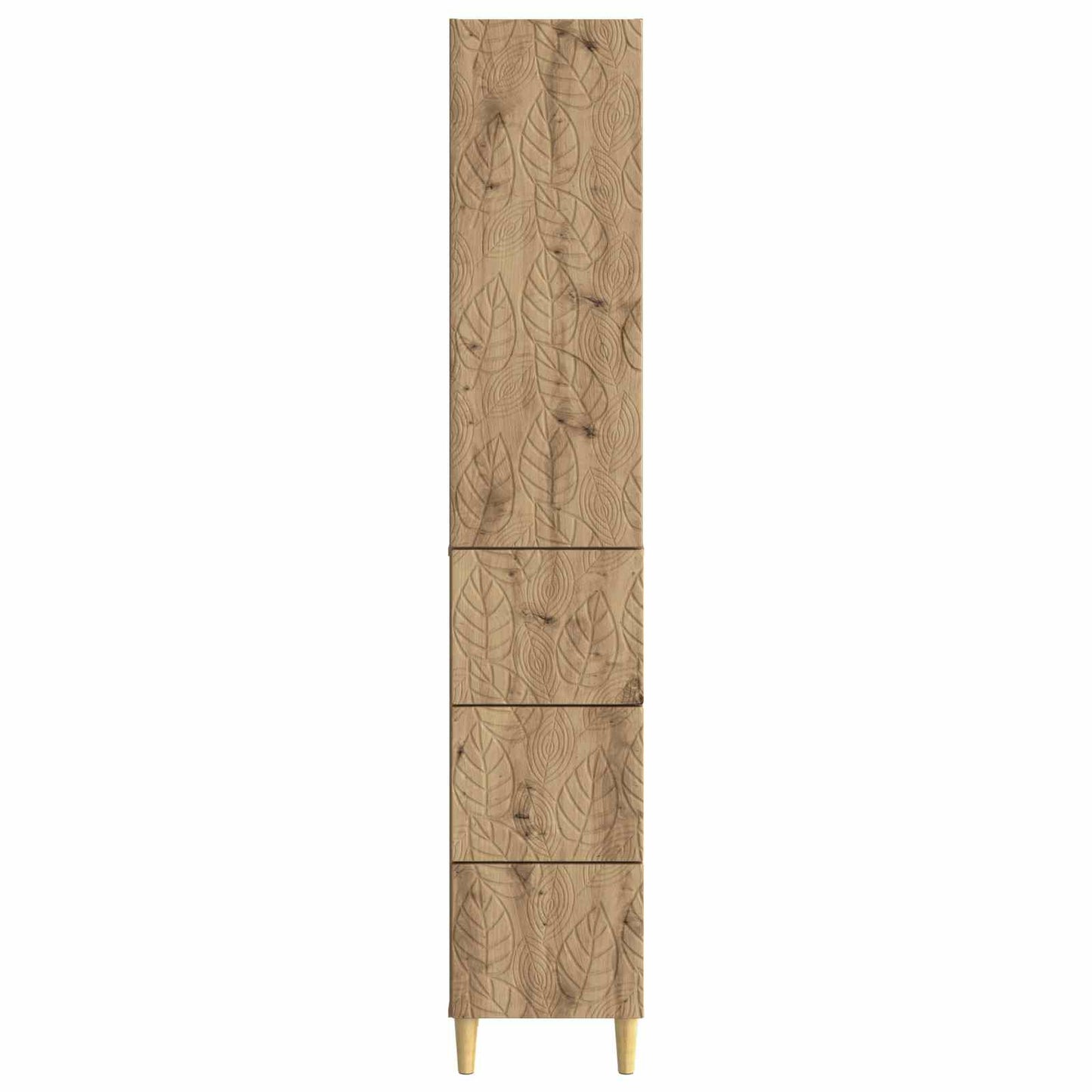 vidaXL Cabinet Set 2 pcs Artisan Oak 33 x 34.5 x 90 cm Engineered Wood