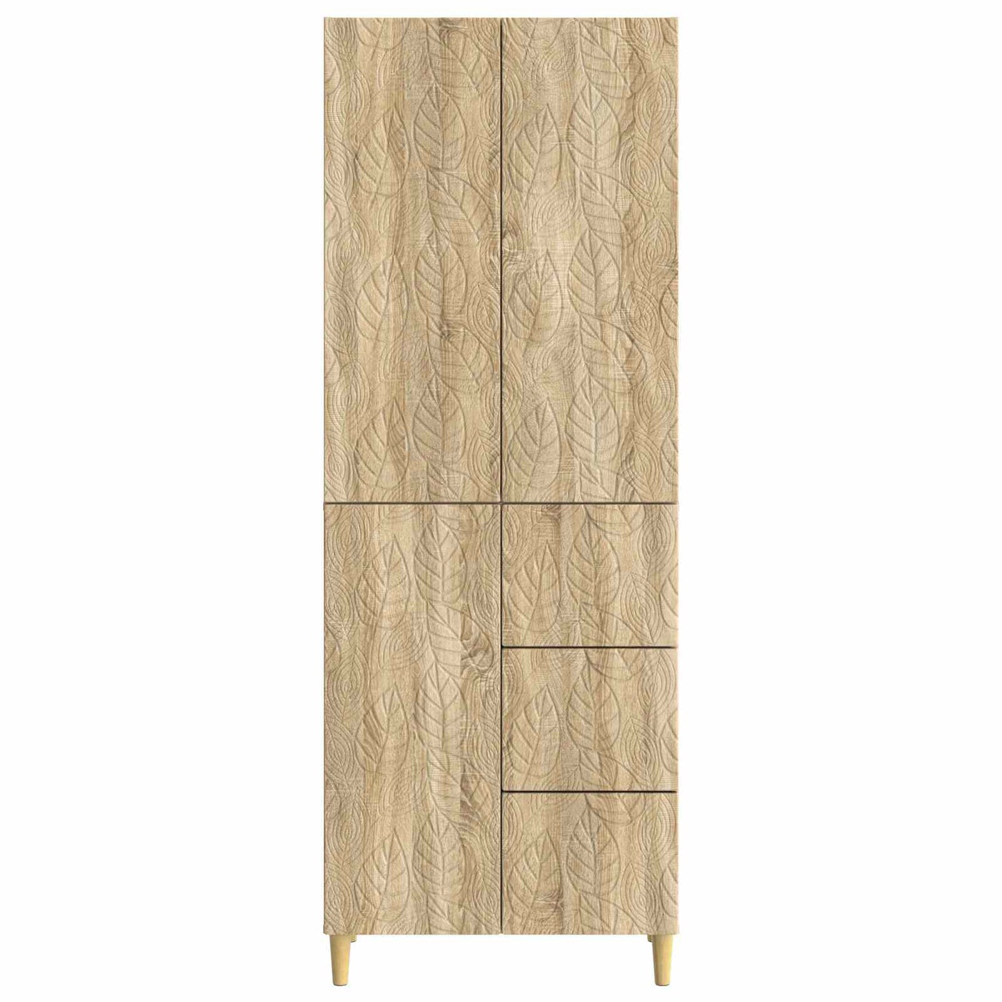 vidaXL 2 pcs Sonoma Oak