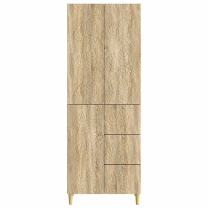 vidaXL 2 pcs Sonoma Oak
