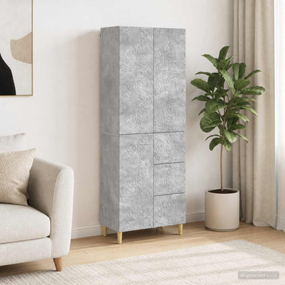 vidaXL 2 pcs Concrete Grey