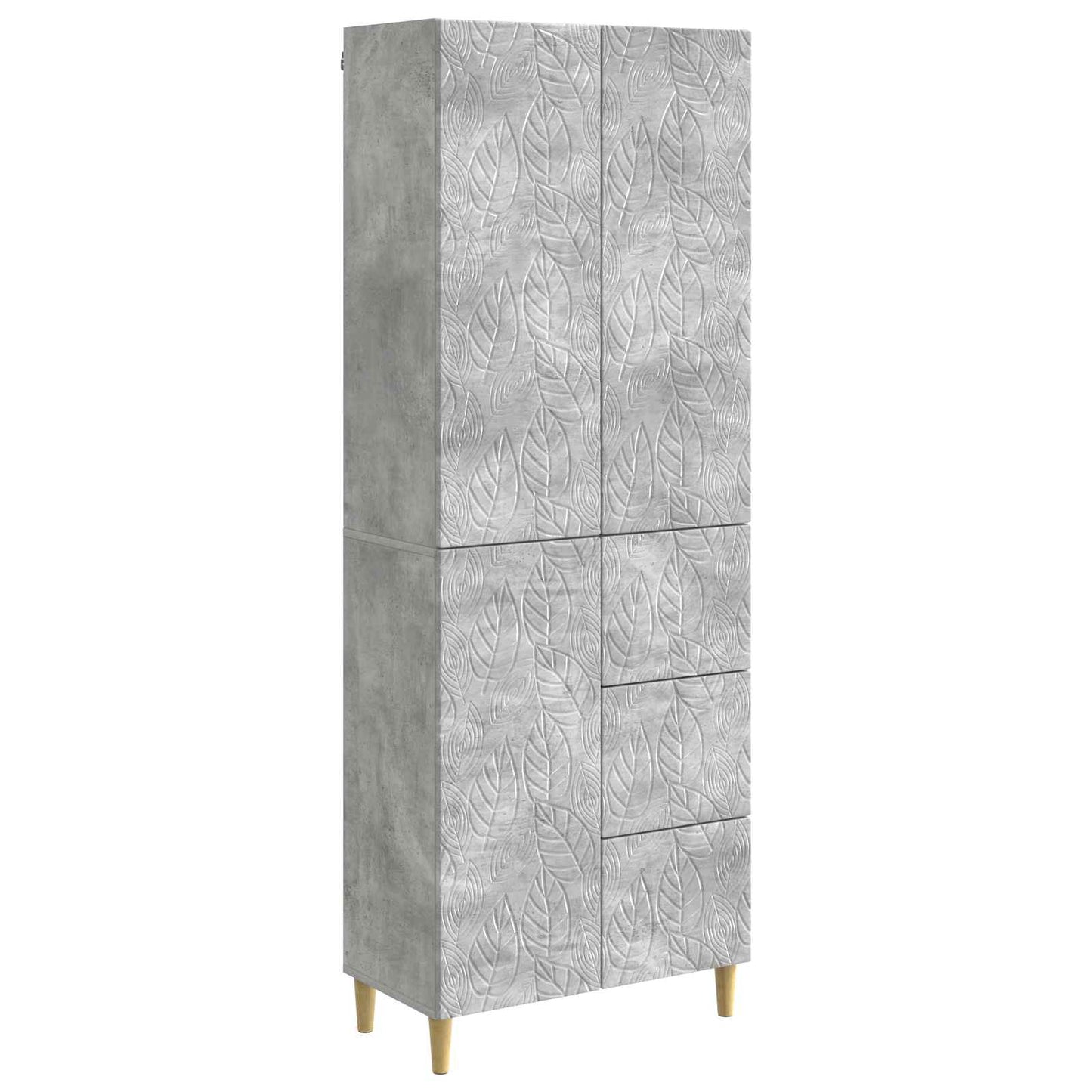 vidaXL 2 pcs Concrete Grey
