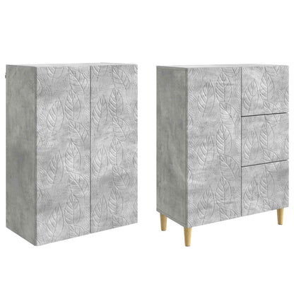vidaXL 2 pcs Concrete Grey