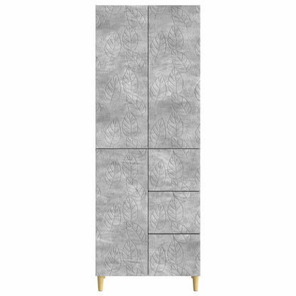 vidaXL 2 pcs Concrete Grey
