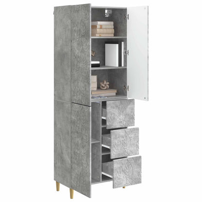 vidaXL 2 pcs Concrete Grey