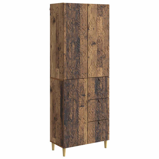 vidaXL 2 pcs Old Wood