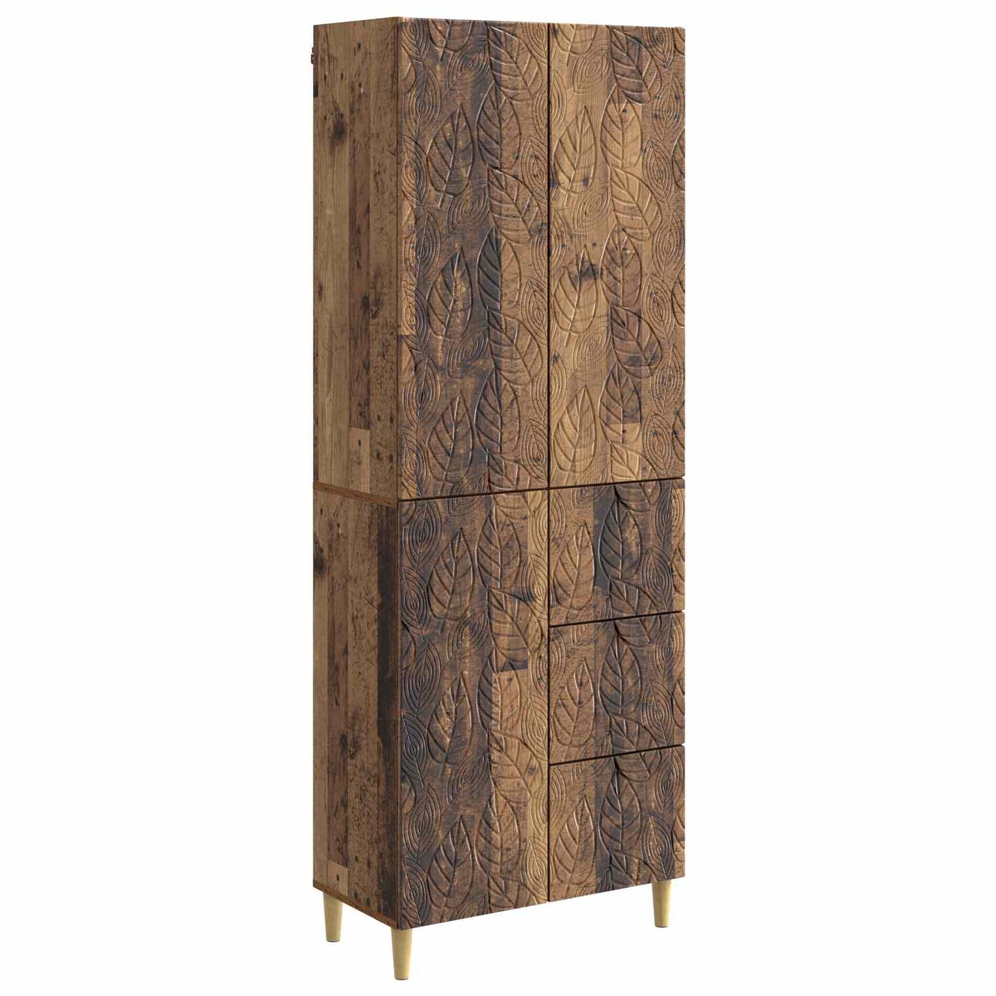 vidaXL 2 pcs Old Wood