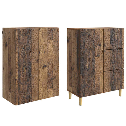 vidaXL 2 pcs Old Wood