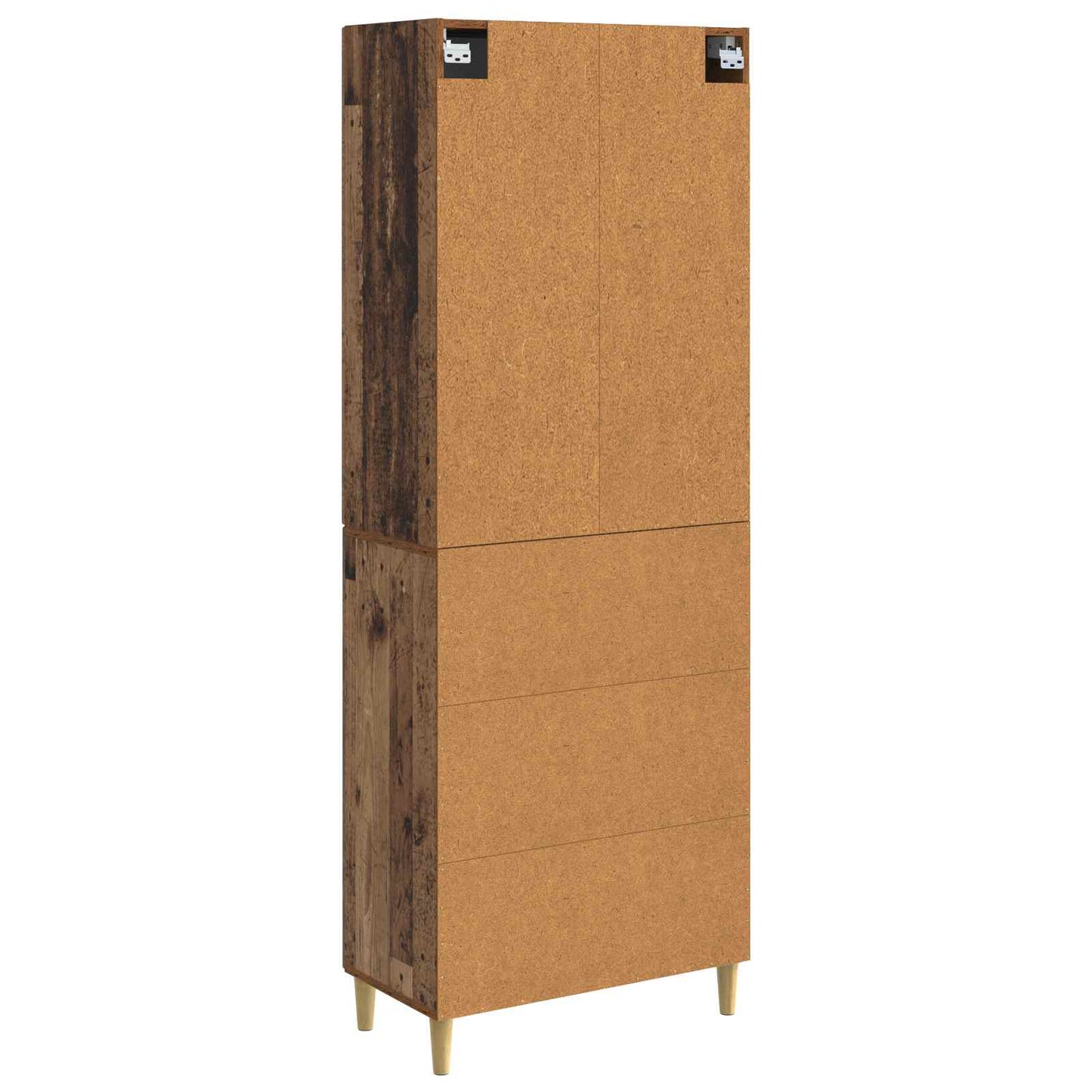vidaXL 2 pcs Old Wood