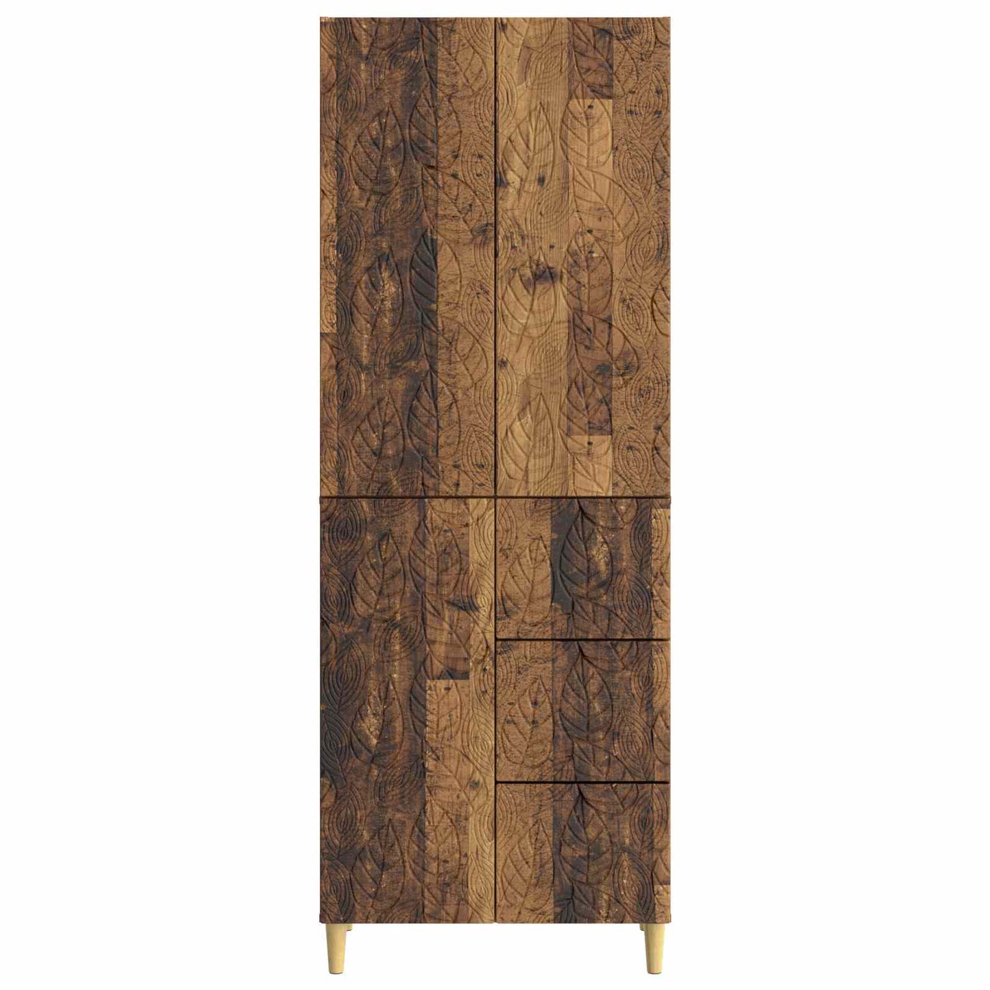 vidaXL 2 pcs Old Wood