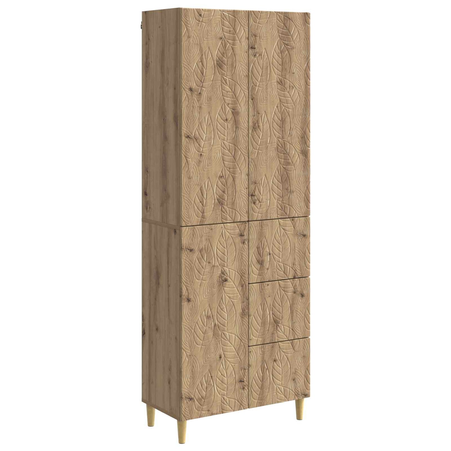 vidaXL 2 pcs Artisan Oak