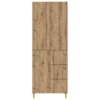 vidaXL 2 pcs Artisan Oak
