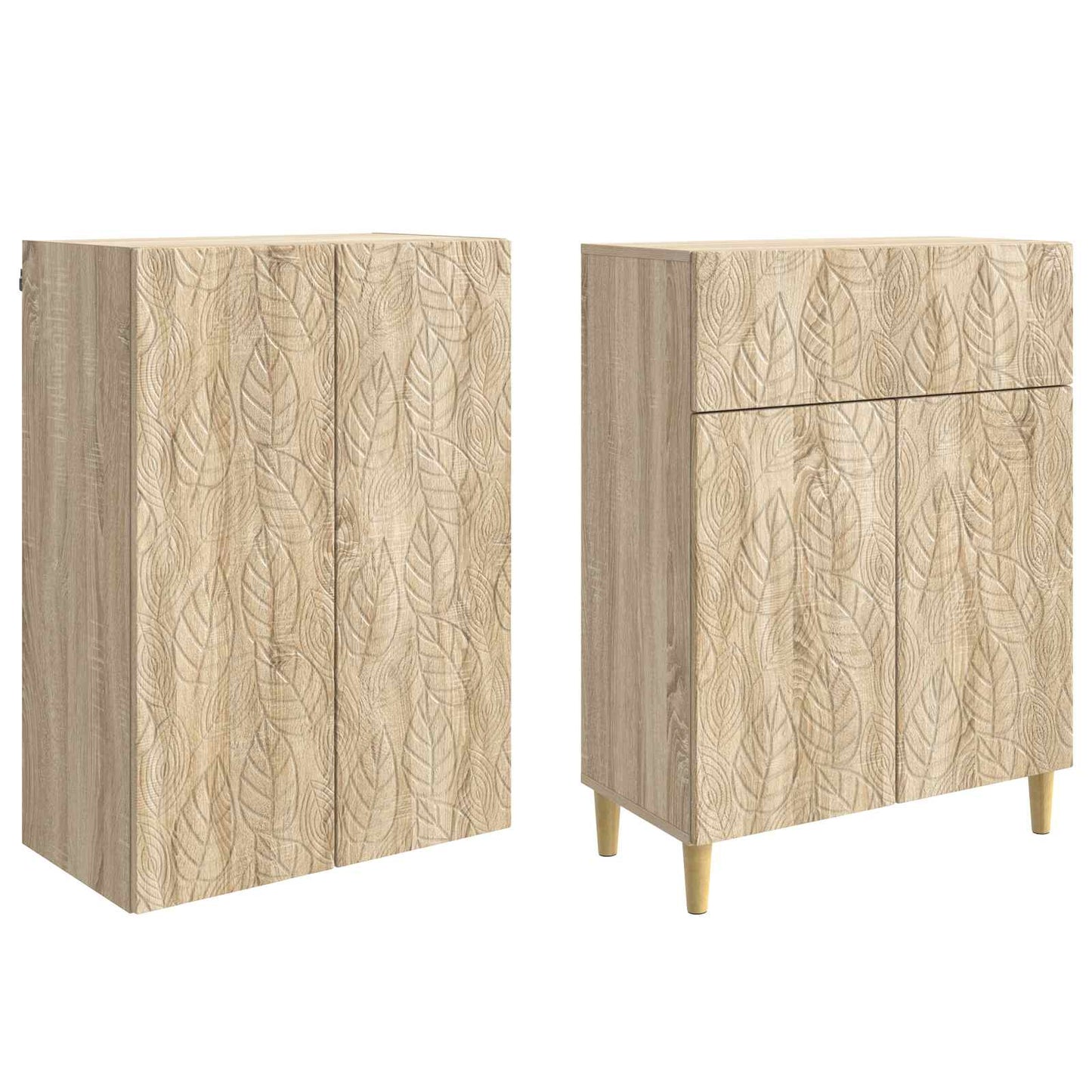 vidaXL Cabinet Set 2 pcs Engineered Wood