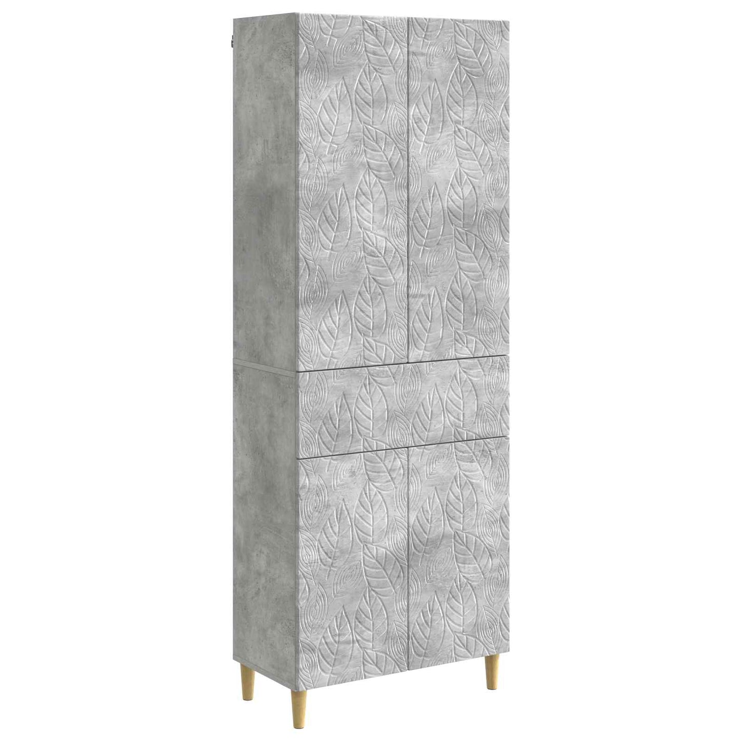 vidaXL Cabinet Set 2 pcs Concrete Grey Engineered Wood