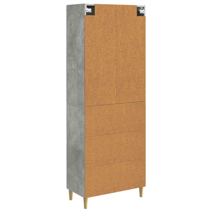 vidaXL Cabinet Set 2 pcs Concrete Grey Engineered Wood