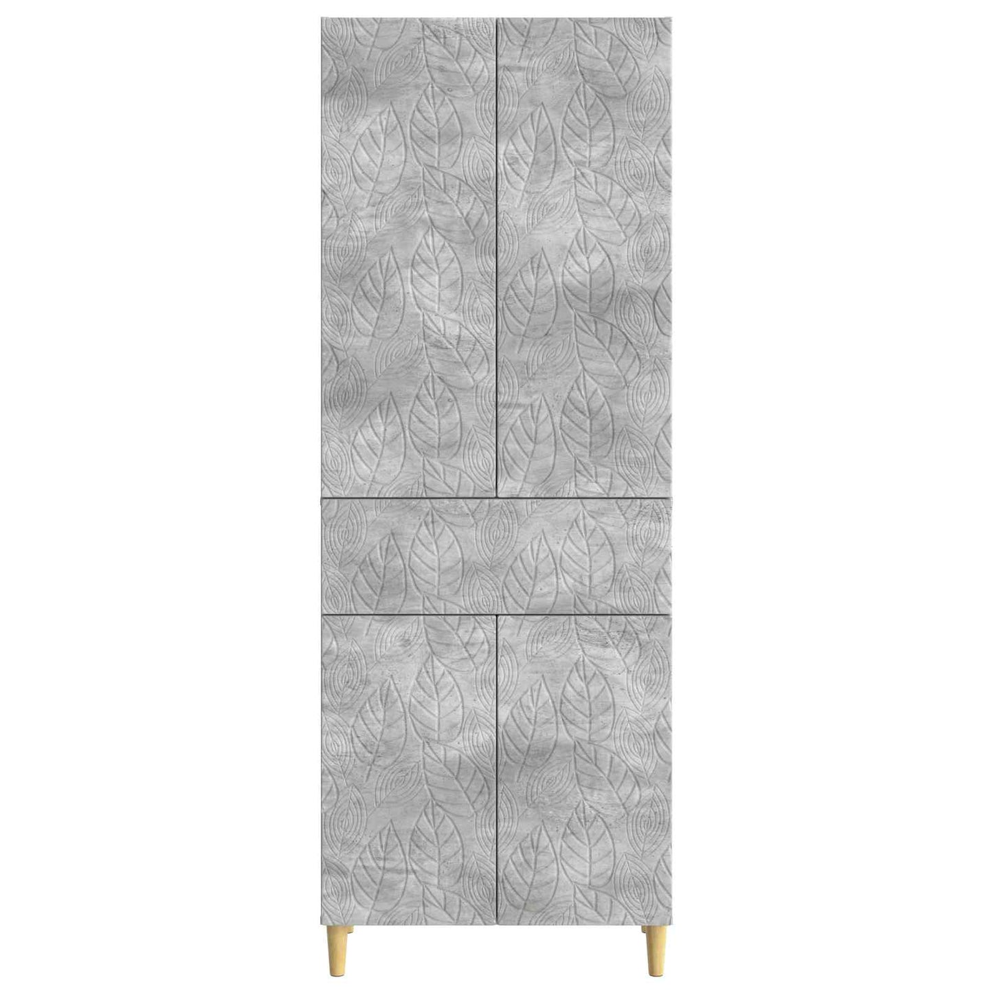 vidaXL Cabinet Set 2 pcs Concrete Grey Engineered Wood