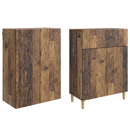 vidaXL Cabinet Set 2 pcs Old Wood Engineered Wood