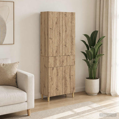 vidaXL Cabinet Set 2 pcs Engineered Wood