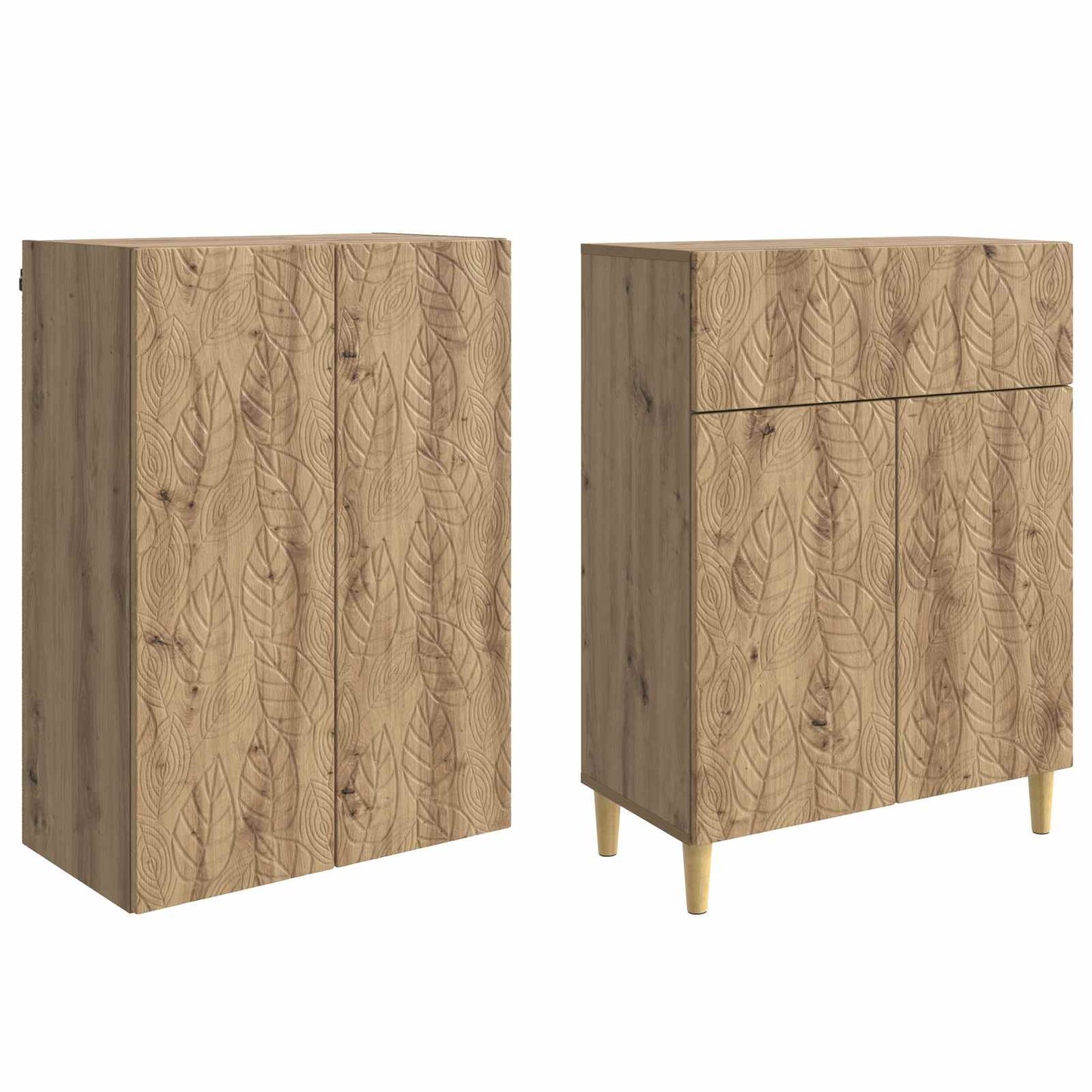 vidaXL Cabinet Set 2 pcs Engineered Wood