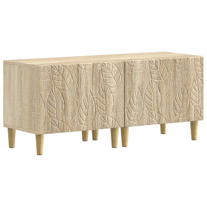 vidaXL 5 Piece LED TV Cabinet Sonoma Oak Engineered Wood