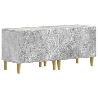 vidaXL 5 Piece LED TV Cabinet Concrete Grey Engineered Wood