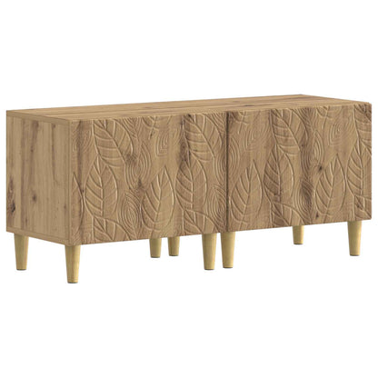 vidaXL 5 Piece LED TV Cabinet Artisan Oak Engineered Wood