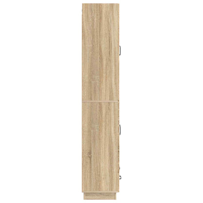 vidaXL Cabinet Set 2 pcs Sonoma Oak Engineered Wood