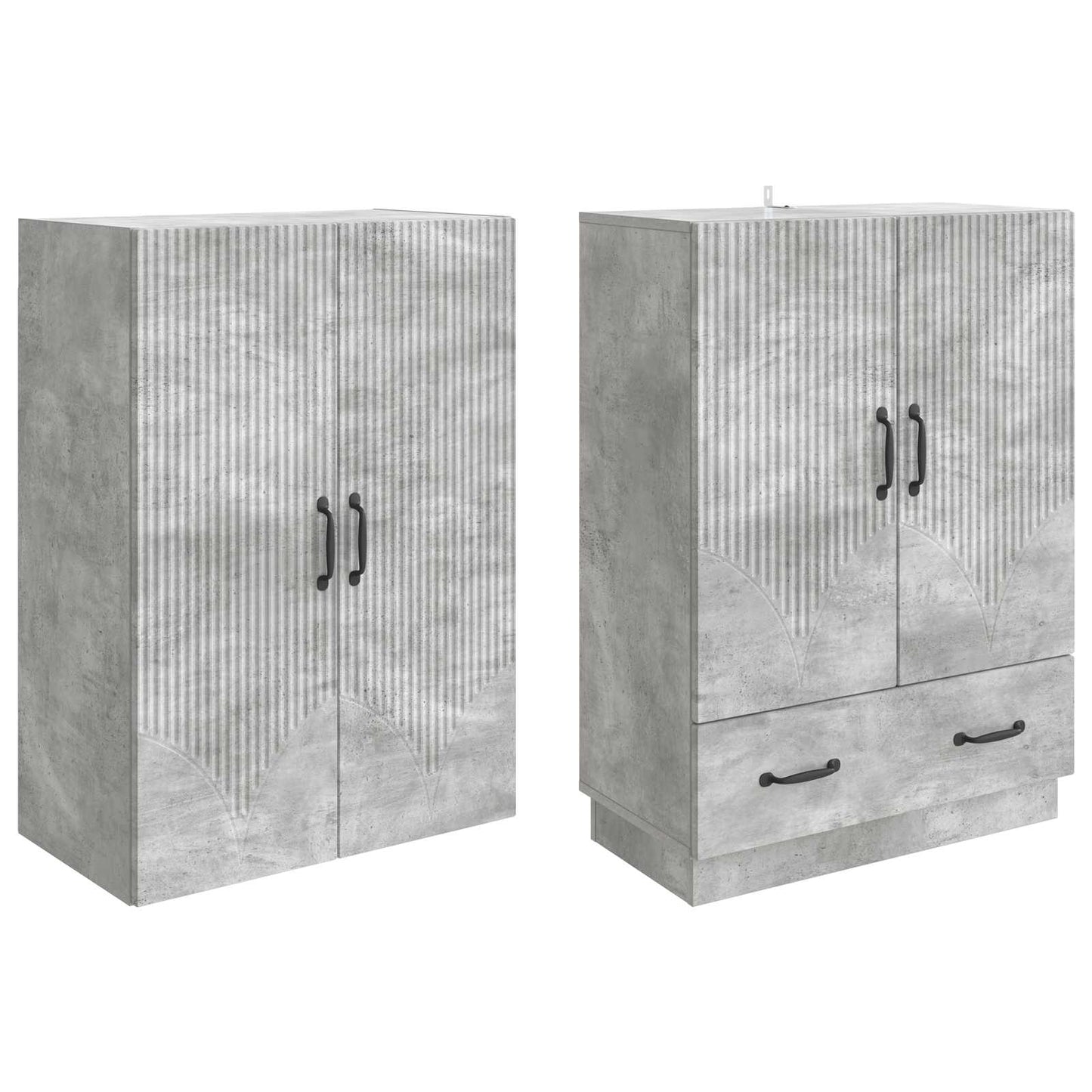 vidaXL Cabinet Set 2 pcs Engineered Wood