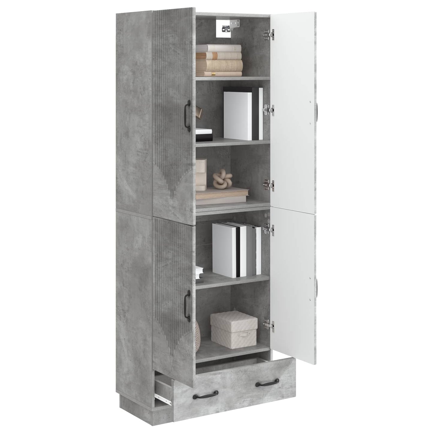 vidaXL Cabinet Set 2 pcs Engineered Wood