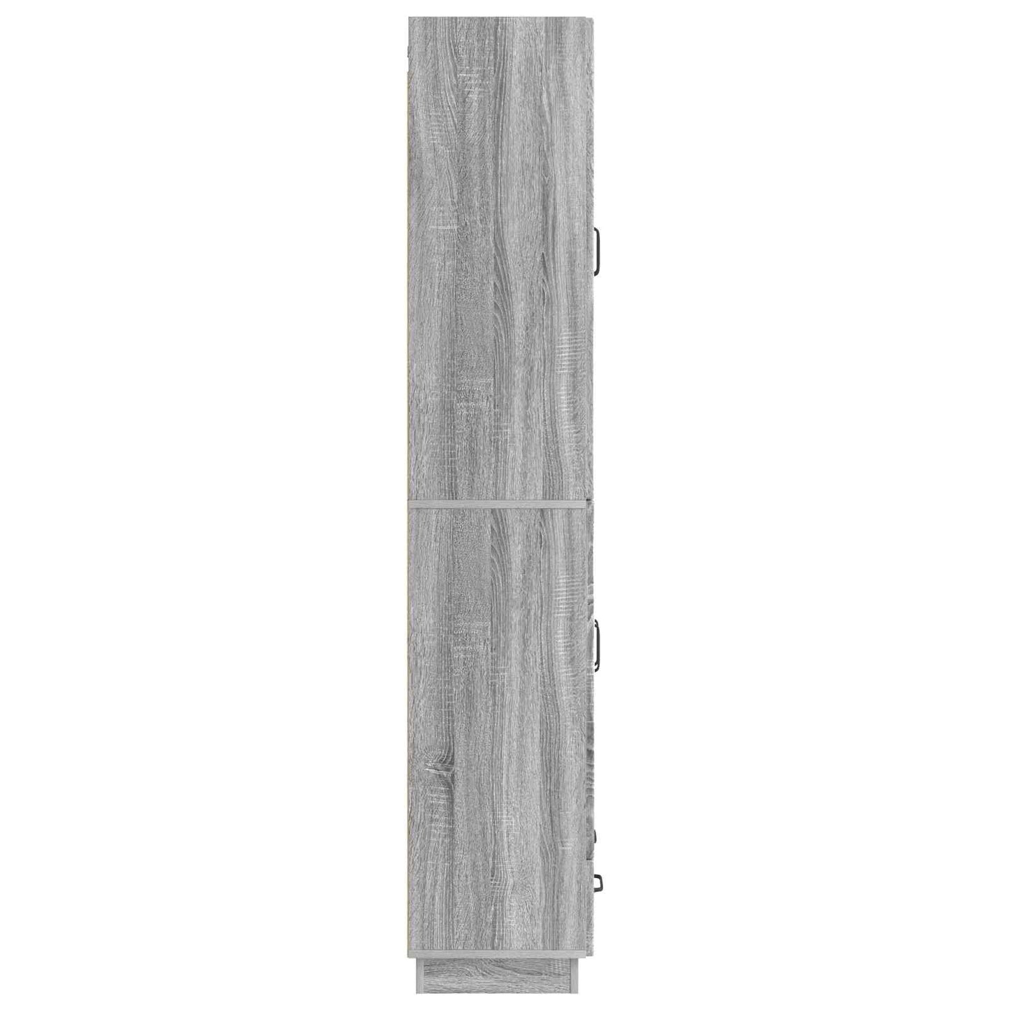 vidaXL Cabinet Set 2 pcs Grey Sonoma Engineered Wood
