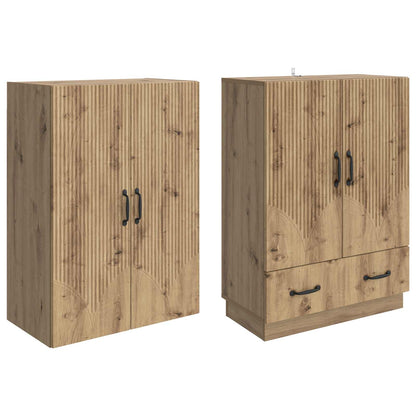 vidaXL Cabinet Set 2 pcs Artisan Oak Engineered Wood