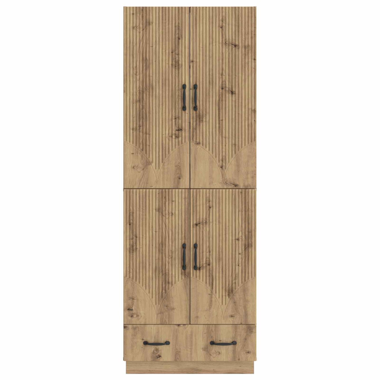 vidaXL Cabinet Set 2 pcs Artisan Oak Engineered Wood