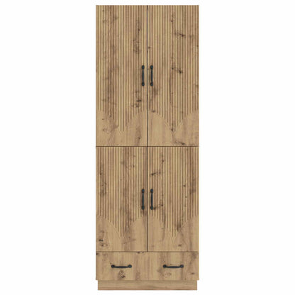 vidaXL Cabinet Set 2 pcs Artisan Oak Engineered Wood