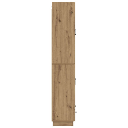 vidaXL Cabinet Set 2 pcs Artisan Oak Engineered Wood
