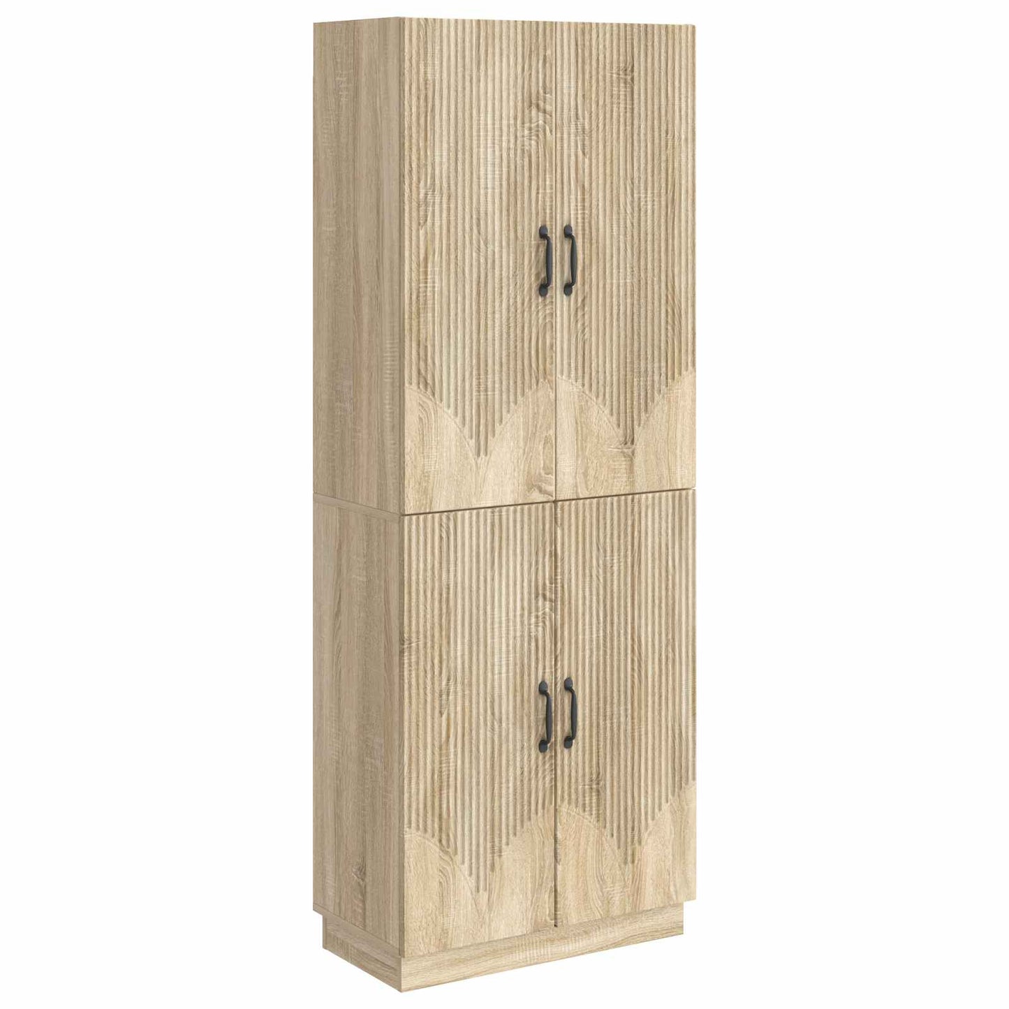 vidaXL Cabinet Set 2 pcs Sonoma Oak Engineered Wood