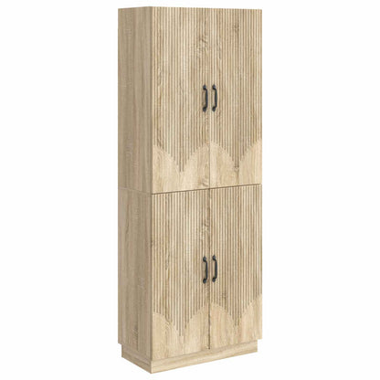 vidaXL Cabinet Set 2 pcs Sonoma Oak Engineered Wood