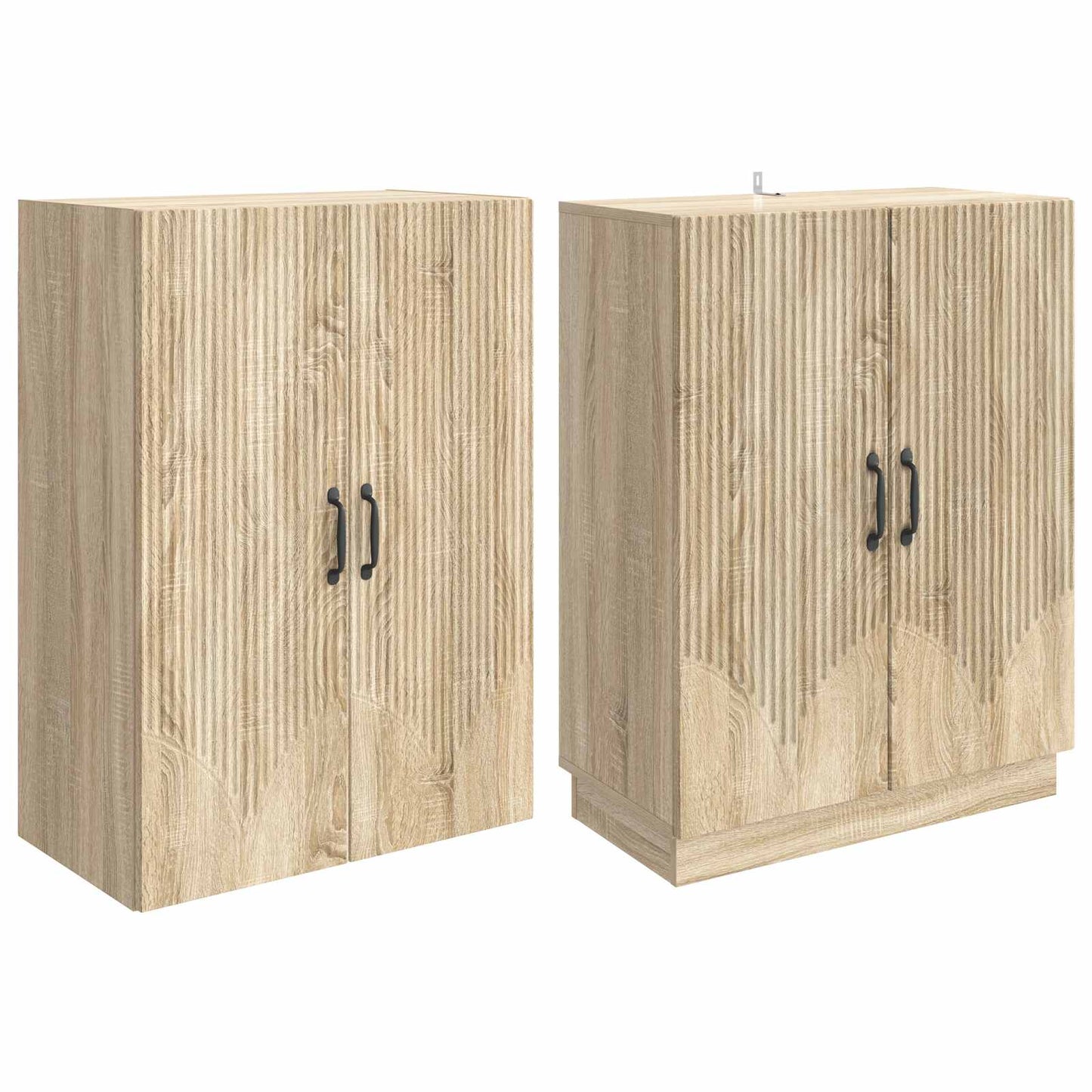 vidaXL Cabinet Set 2 pcs Sonoma Oak Engineered Wood