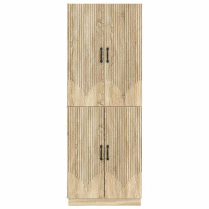 vidaXL Cabinet Set 2 pcs Sonoma Oak Engineered Wood