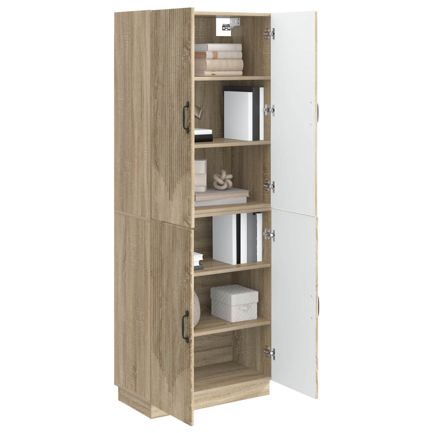 vidaXL Cabinet Set 2 pcs Sonoma Oak Engineered Wood