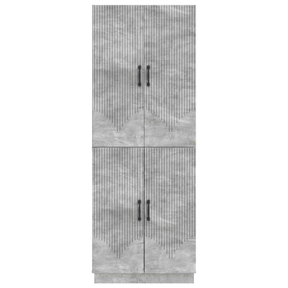 vidaXL Cabinet Set 2 pcs Concrete Grey Engineered Wood