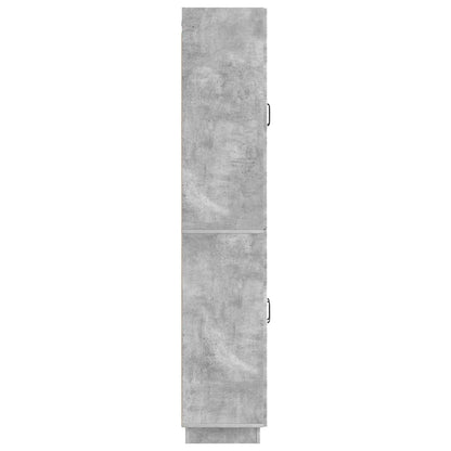 vidaXL Cabinet Set 2 pcs Concrete Grey Engineered Wood
