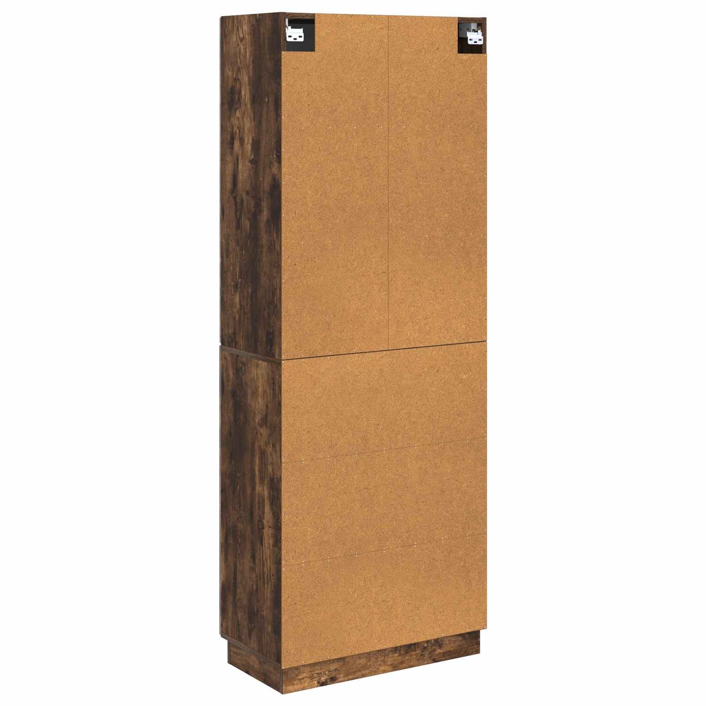 vidaXL Cabinet Set 2 pcs Smoked Oak Engineered Wood