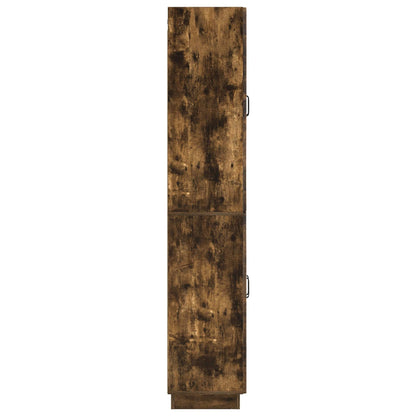 vidaXL Cabinet Set 2 pcs Smoked Oak Engineered Wood