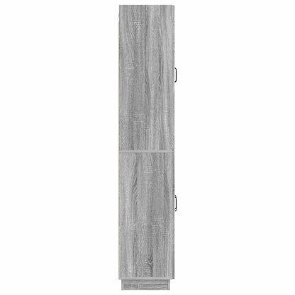 vidaXL Cabinet Set 2 pcs Grey Sonoma Engineered Wood