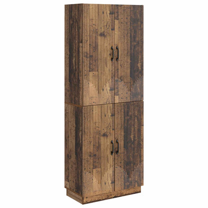 vidaXL Cabinet Set 2 pcs Old Wood Engineered Wood